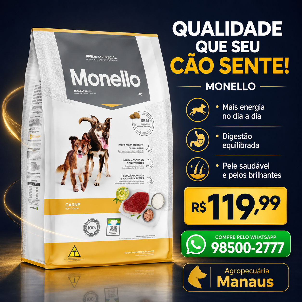 Monello Go para Cães