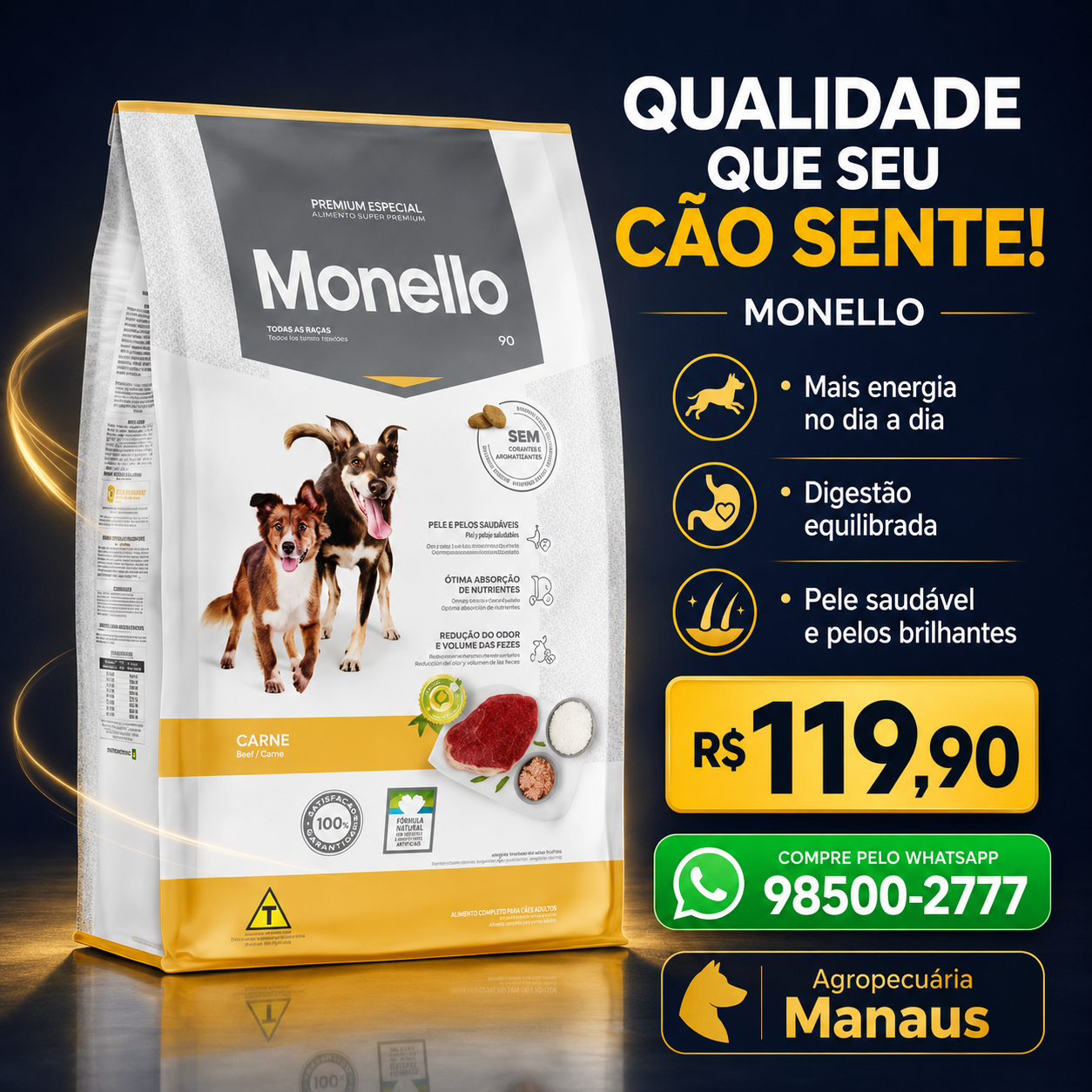Monello Go para Cães